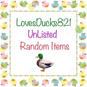Unlisted Random Items from My Shows (Ad)